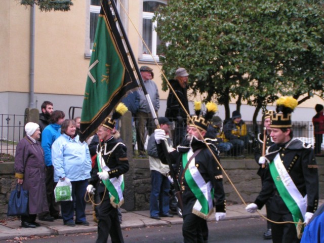 Fahnengruppe - B. Schreiter, K. Seifert, M. Jäger